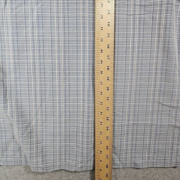 Solitude Plaid Shirt Button Down Large Short sleeve Outdoor - Picture 7 of 9